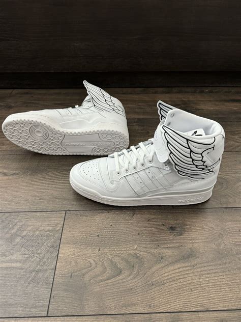 jeremy scott weiß adidas wings 41|jeremy scott cloud white wings.